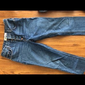 Dark blue reformation jeans